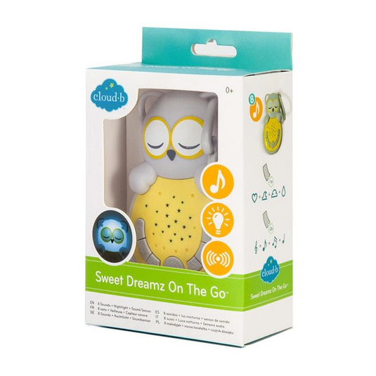 Cloud B Sweet Dreamz On The Go Owl 0m+ Sleeping Aid/Night Light 1pc