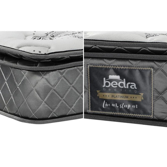 Bedra Bedding Mattress Breathable Luxury Bed Bonnell Spring Foam Medium 21cm Single