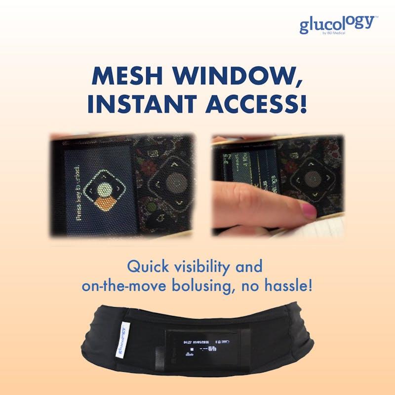 Load image into Gallery viewer, Glucology Insulin Pump Waist Belt Black Small
