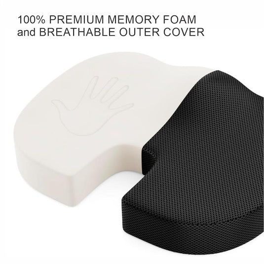 BodyAssist Coccyx Comfort Seat Cushion & Large Hot/Cold Gel Pack One Size