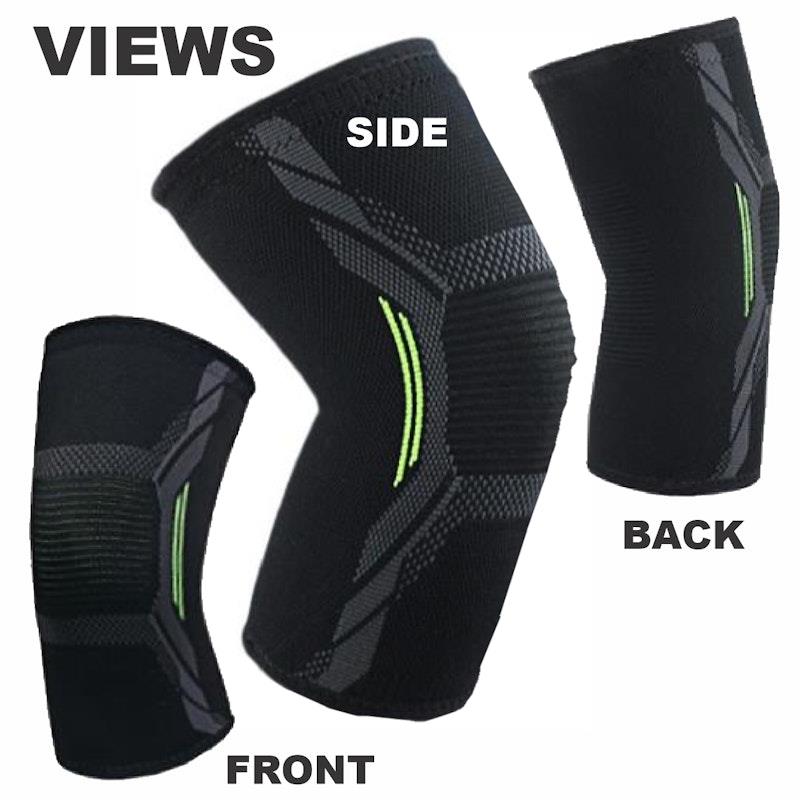 Load image into Gallery viewer, BodyAssist Contoured 4-Way Sports Elastic Knee Sleeve x 2 Bundle Medium
