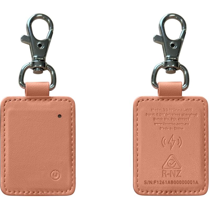 Load image into Gallery viewer, Laser Mini Keyring Wireless Charging Smart Tag Pink
