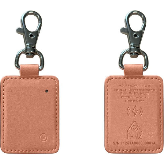 Laser Mini Keyring Wireless Charging Smart Tag Pink