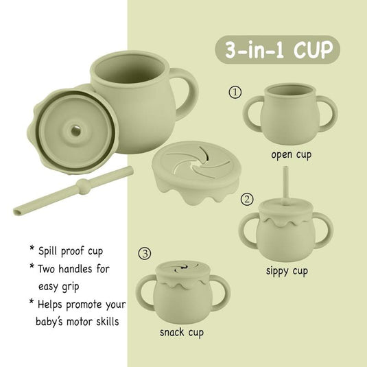 Zoe Sage Silicone Baby Feeding Set 11pc Bundle Kokoda
