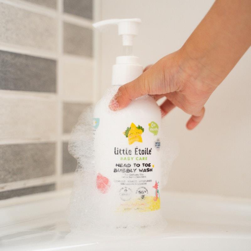 Load image into Gallery viewer, Little Etoile Head to Toe Bubbly Wash for Delicate Skin (0+ Months) 250ml
