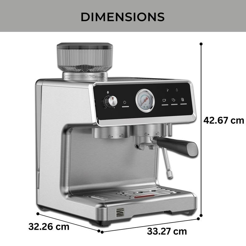 Load image into Gallery viewer, Kenmore Elite Auto-Tamping Espresso Machine With Grinder | Semi-Automatic Coffee Maker 1Unit

