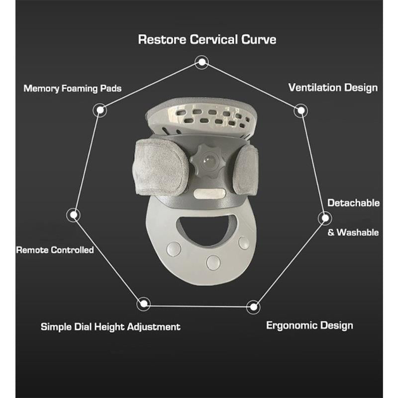 Load image into Gallery viewer, Caremax 3 in One Cervical Collar Air Bag Massage &amp; TENS &amp; Heat 1Unit
