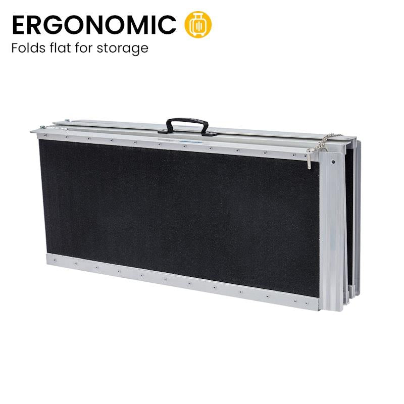 Load image into Gallery viewer, Kartrite Aluminium Portable Wheelchair Ramp High-Grip R03 4 Feet
