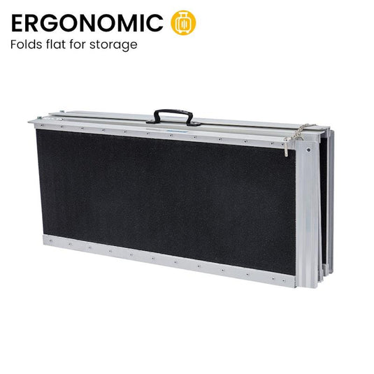 Kartrite Aluminium Portable Wheelchair Ramp High-Grip R03 4 Feet