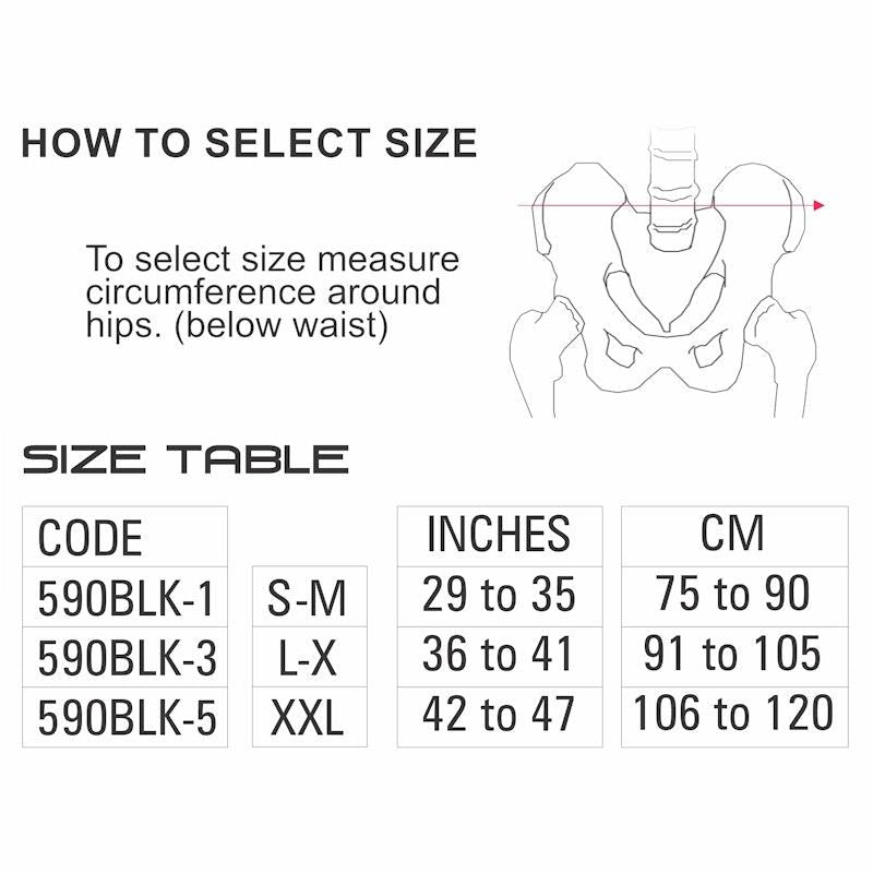 Load image into Gallery viewer, BodyAssist Inguinal Hernia Belt - Black Small/Medium
