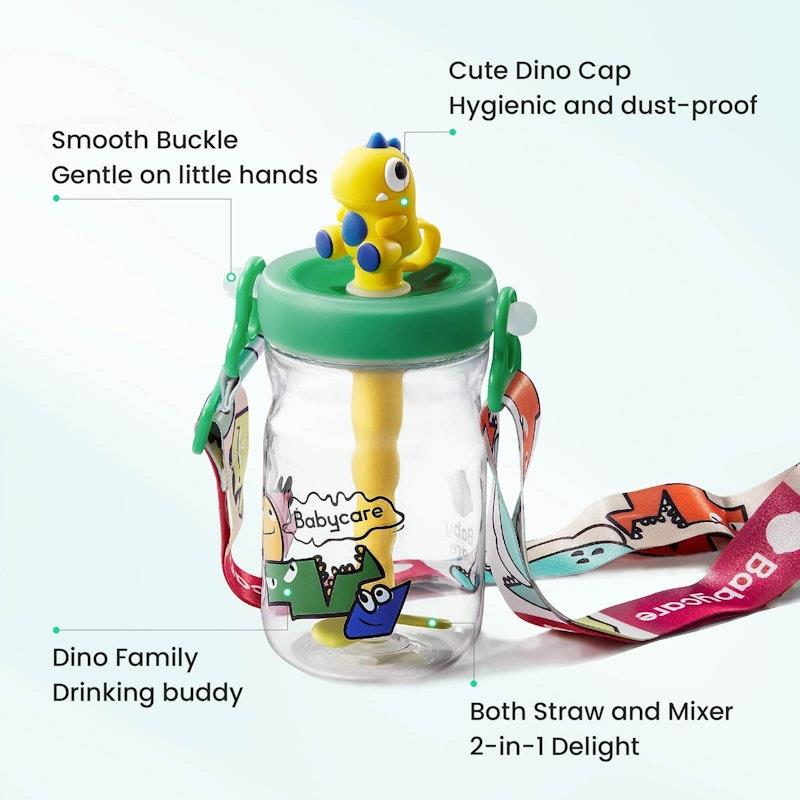 Load image into Gallery viewer, Bc Babycare T-REX TOBY Water Straw Cup Green
