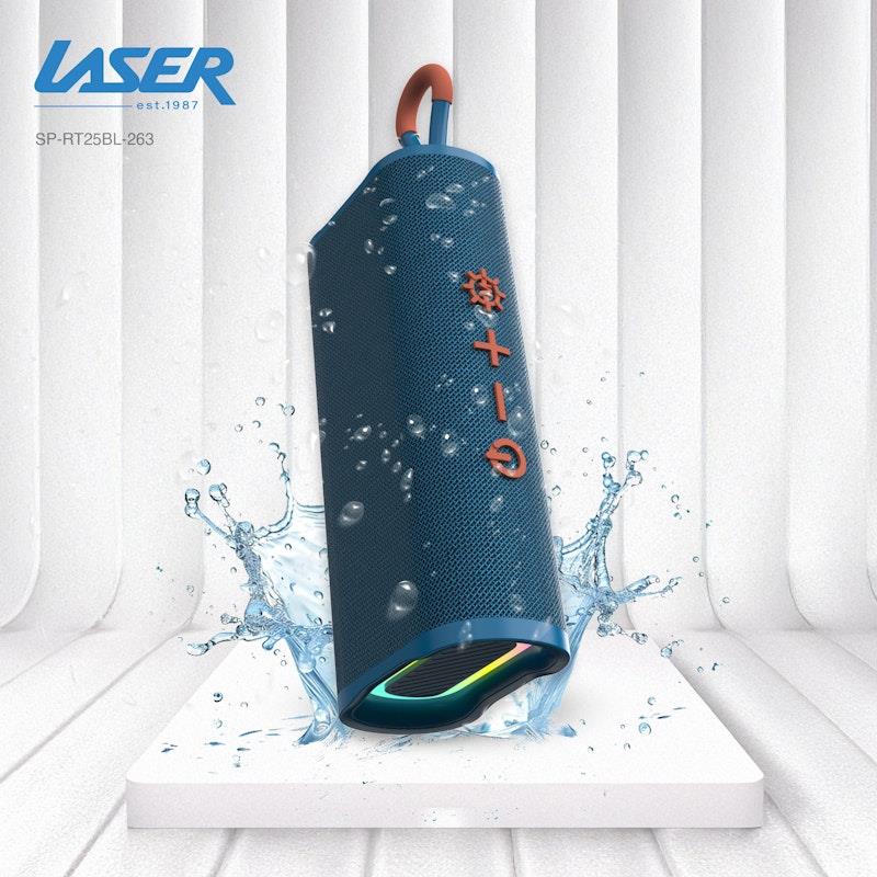 Load image into Gallery viewer, Laser Splash Proof Bluetooth Speaker Blue
