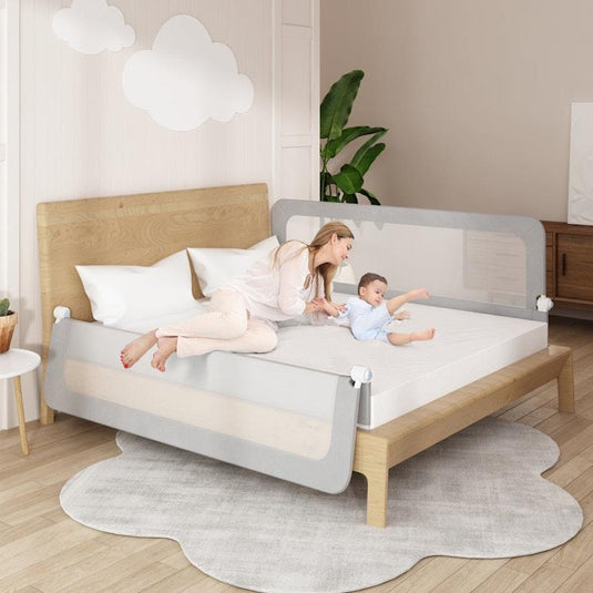 BoPeep Bed Rail Baby Kids Safety Adjustable Folding Child Toddler Cot Protect Small