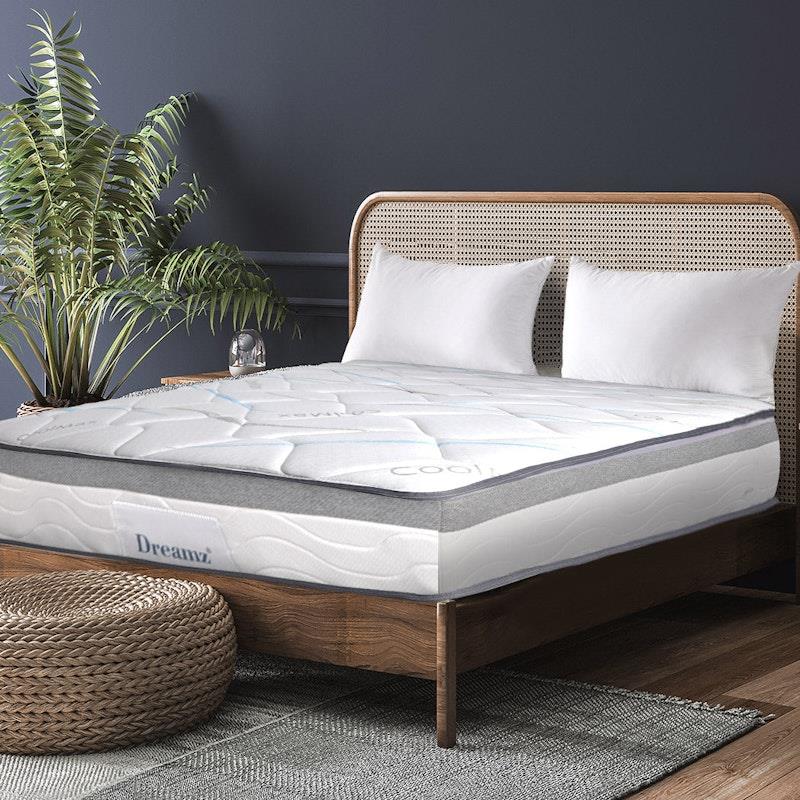 Load image into Gallery viewer, DreamZ Spring Mattress Bed Pocket Tight Top Foam Medium Firm 25CM Double
