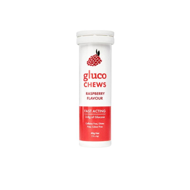 Load image into Gallery viewer, Glucology 2 Pen Cooling Pouch + 6 tubes Fast Acting Glucochews 2 Pen Cooling Pouch (Red) + 6 tubes Fast Acting Glucochews - Raspberry (6x10)
