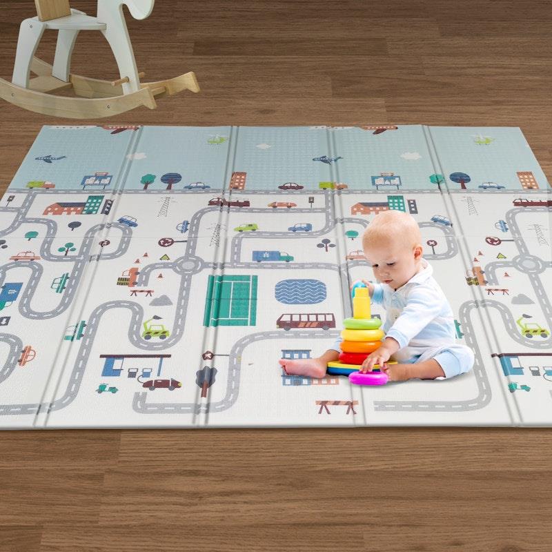 Load image into Gallery viewer, BoPeep Kids Play Mat Baby Crawling Pad Floor Foldable XPE Foam Non-slip Cloud
