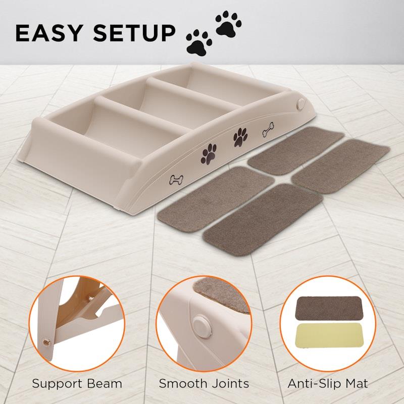 Load image into Gallery viewer, Furtastic 50cm Foldable Step Ladder Stairs 1Piece
