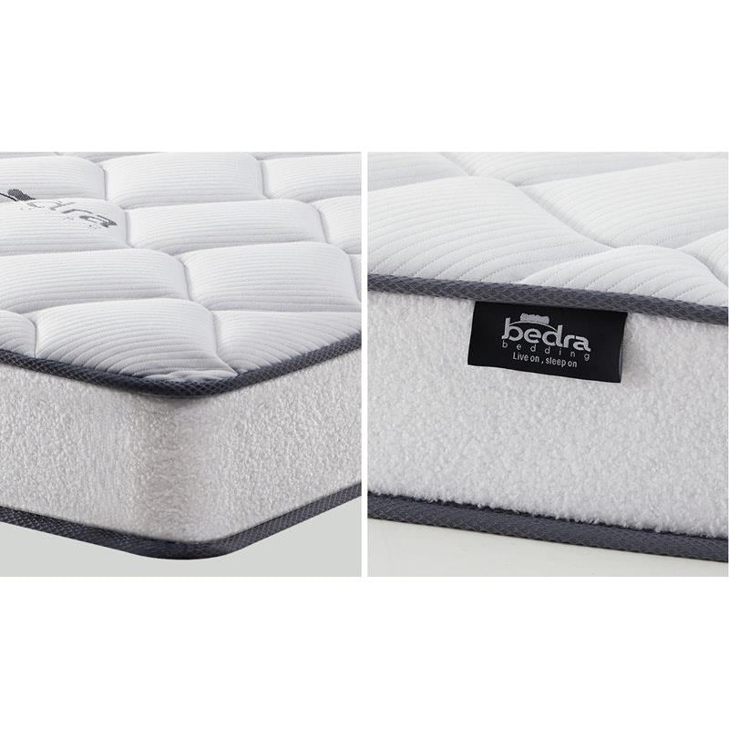 Load image into Gallery viewer, Bedra Bedding Single Mattress Bed Luxury Medium Firm Foam Boucle Bonnell Spring 16cm 1unit
