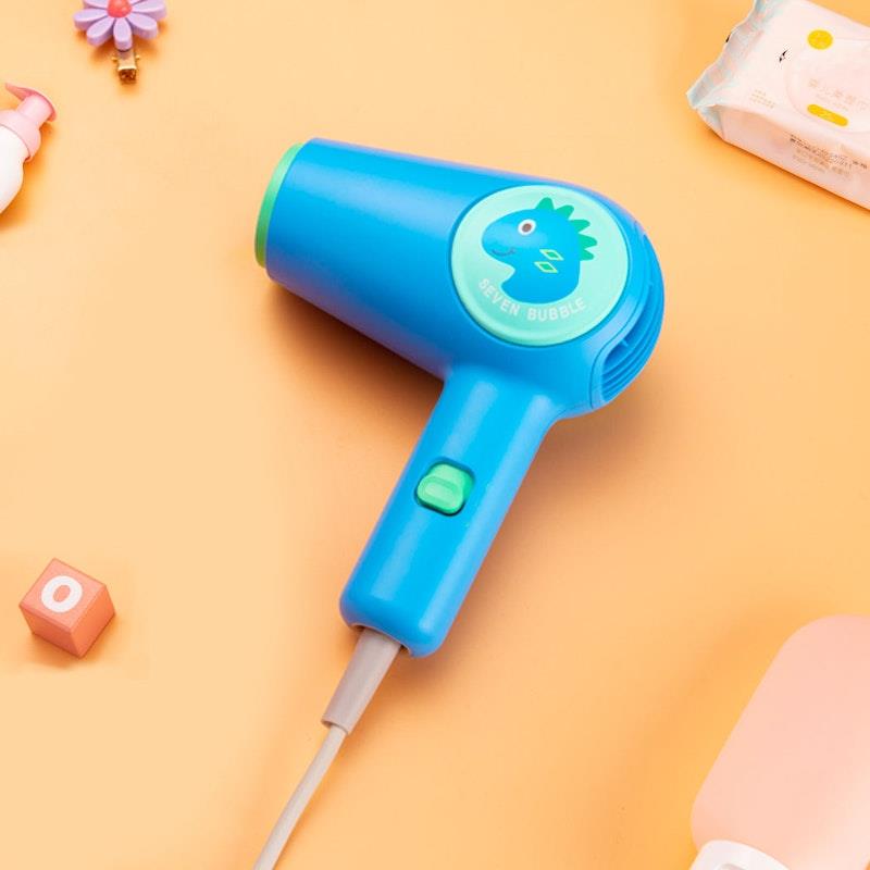 Load image into Gallery viewer, Seven Bubbles Low Heat Speed Hair Dryer Baby Infant Kid Grooming Blow Hairdryer Blower Blue
