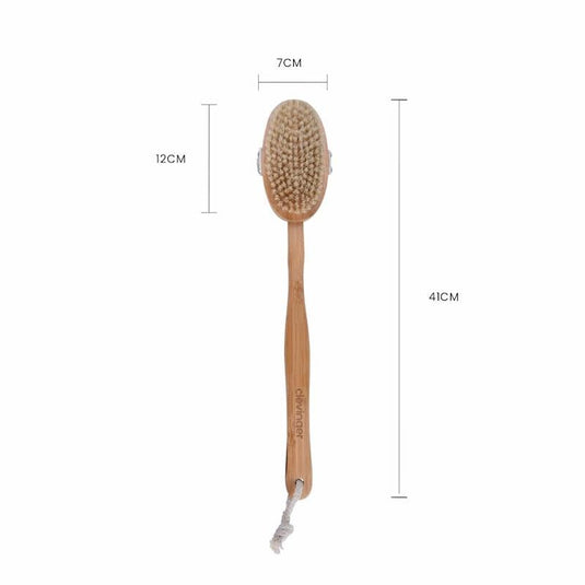Clevinger  Bath Shower Long Handle Body Brush Scrubber Brush Set