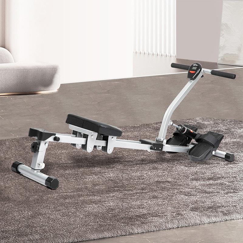 Load image into Gallery viewer, Centra Hydraulic Rowing Machine 12 Levels Resistance Cardio Exercise Fit Home One Size
