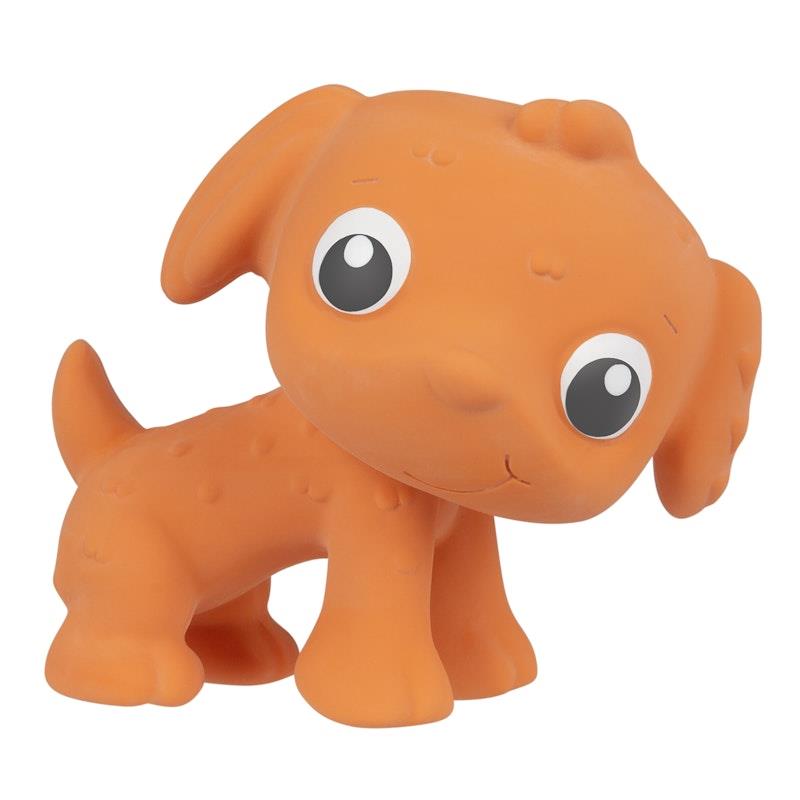 Load image into Gallery viewer, Playgro Eco Play Natural Rubber Pooky Puppy Orange
