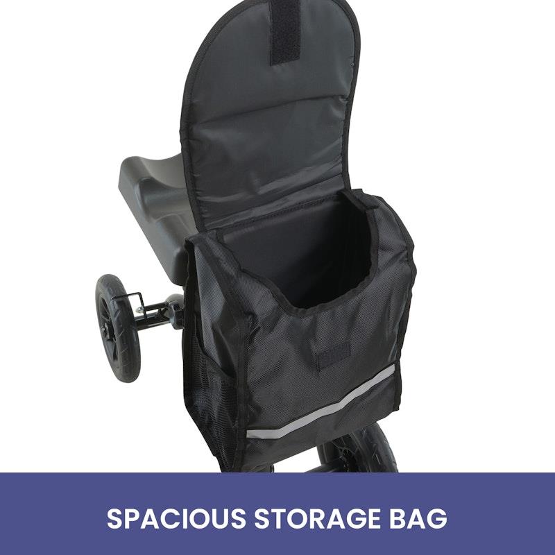 Load image into Gallery viewer, Orthonica Foldable Steel Mobility Knee Scooter Walker Black
