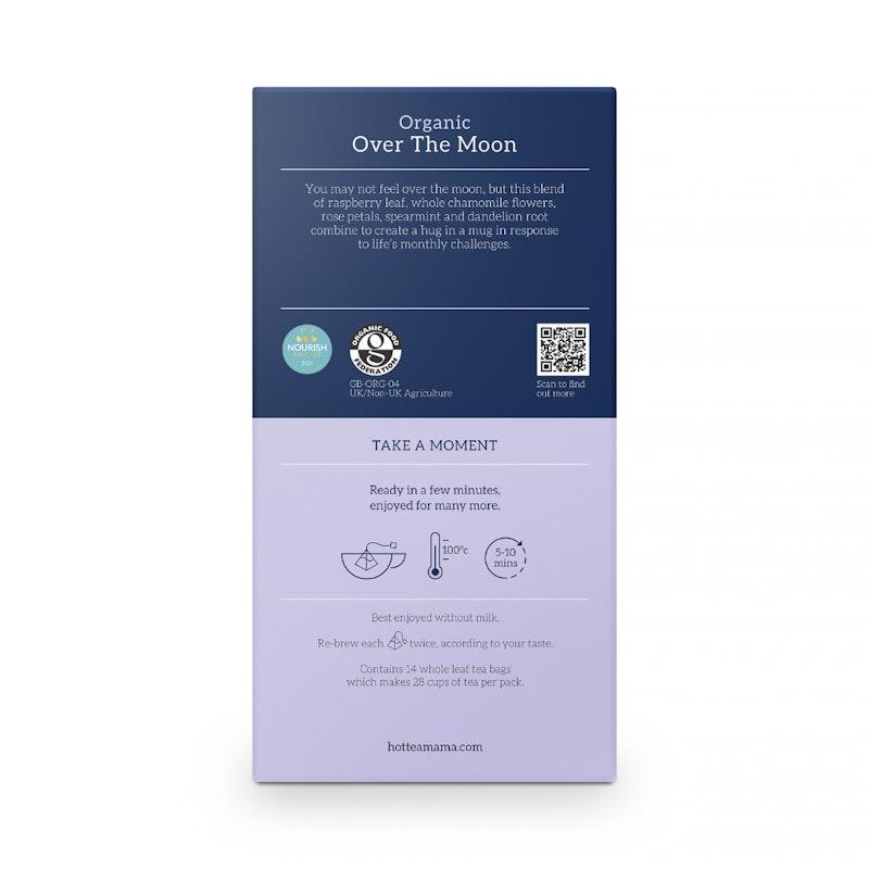 Load image into Gallery viewer, HOTTEA MAMA Organic Over The Moon - Period Support Herbal Blend 1Pack
