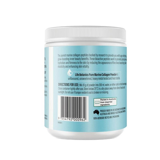 Life Botanics Pure Marine Collagen 150g x3 Pack