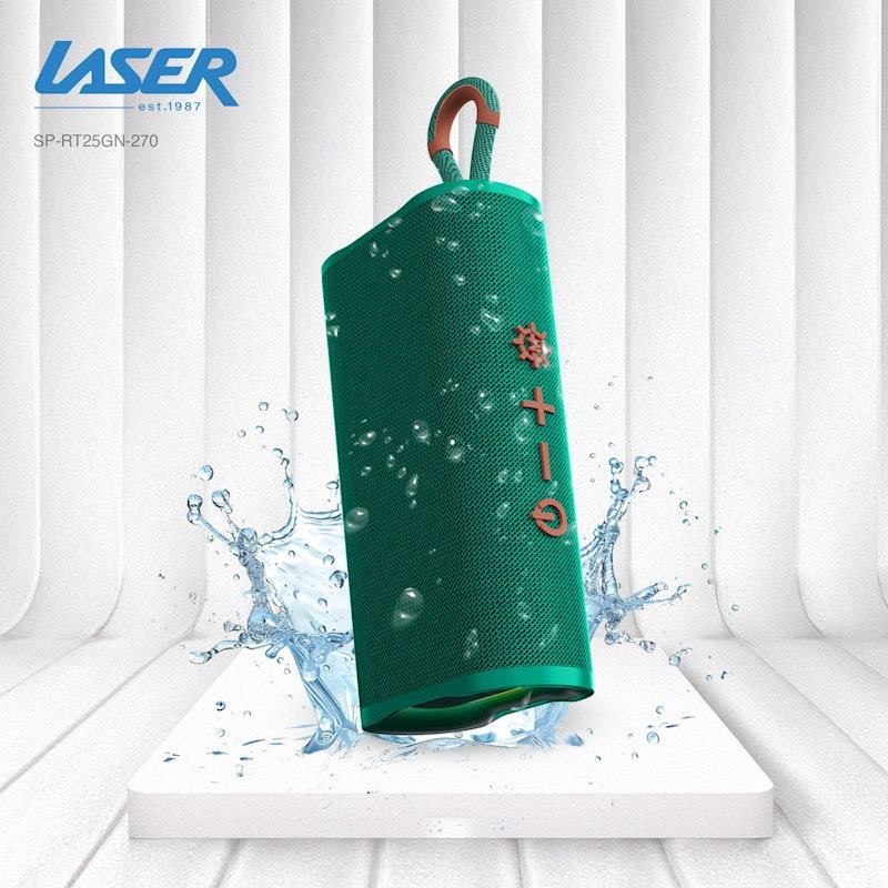 Load image into Gallery viewer, Laser Splash Proof Bluetooth Speaker Green
