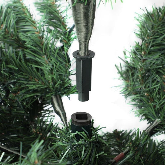 Tinseltown Christmas Tree 1.8M Xmas Trees Snowy Decorations Green 800 Tips 6 Feet