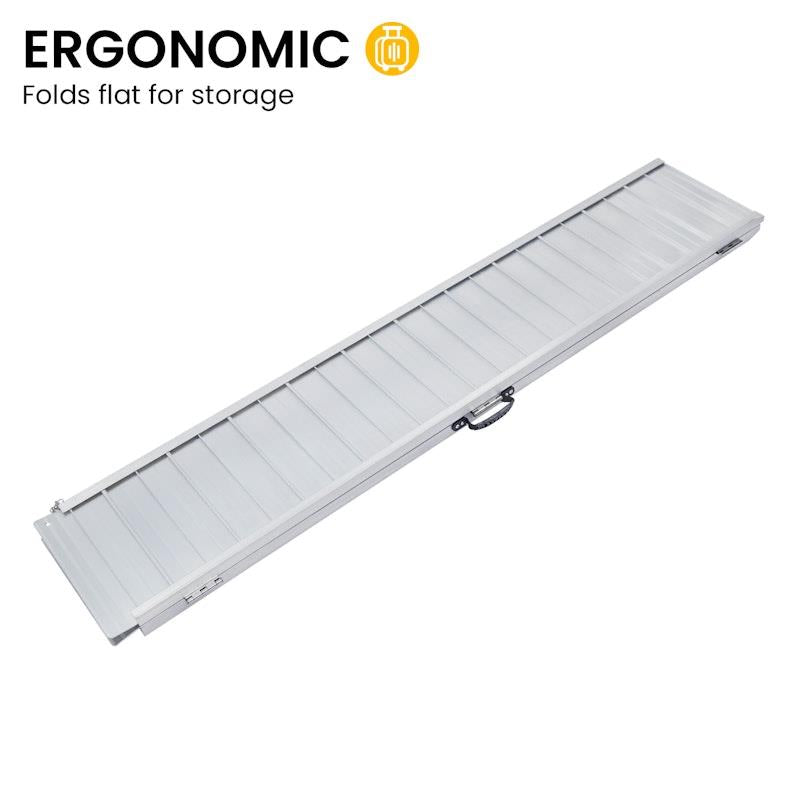 Load image into Gallery viewer, Kartrite Aluminium Foldable Wheelchair Ramp R01 5 Feet
