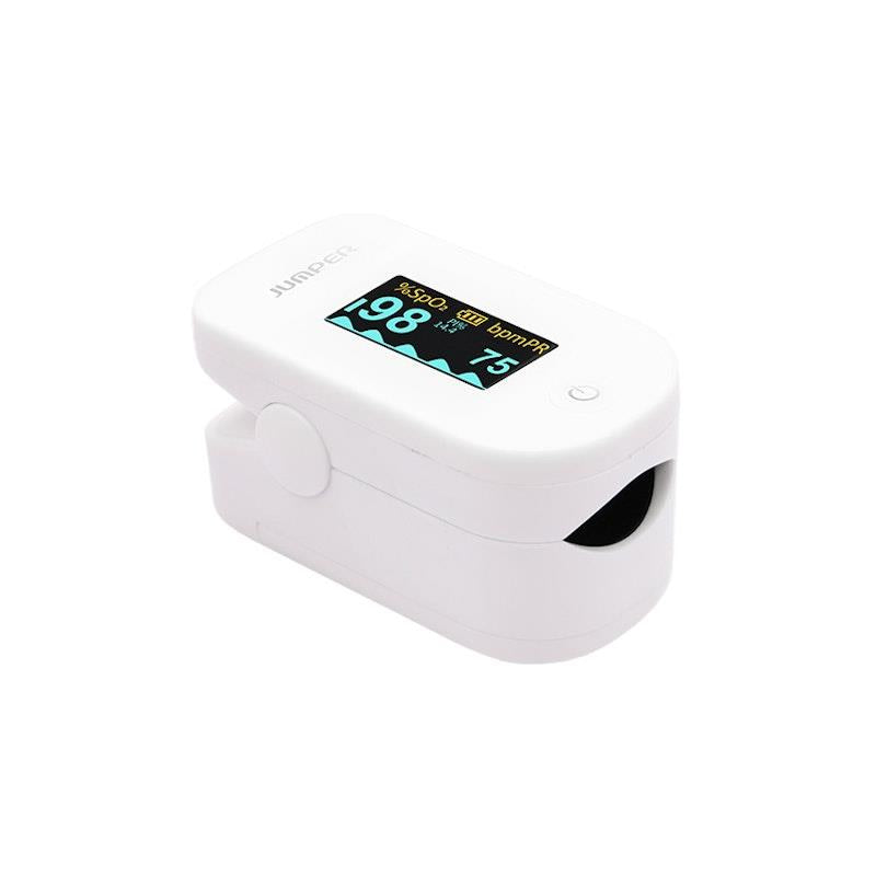 Load image into Gallery viewer, Jumper Finger Pulse Oximeter with Alarm Feature &amp; Perfusion Index 1Unit
