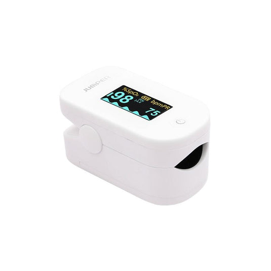 Jumper Finger Pulse Oximeter with Alarm Feature & Perfusion Index 1Unit
