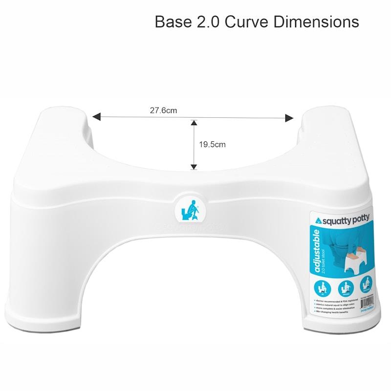 Load image into Gallery viewer, Squatty Potty Base 2.0 Stool/Topper Set 7 &amp; 9 Inch
