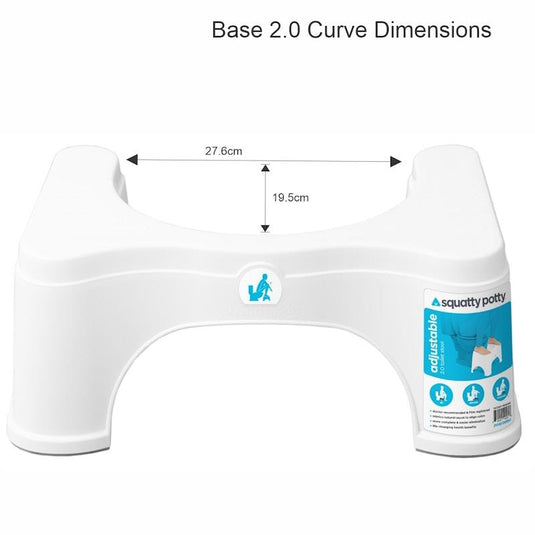 Squatty Potty Base 2.0 Stool/Topper Set 7 & 9 Inch