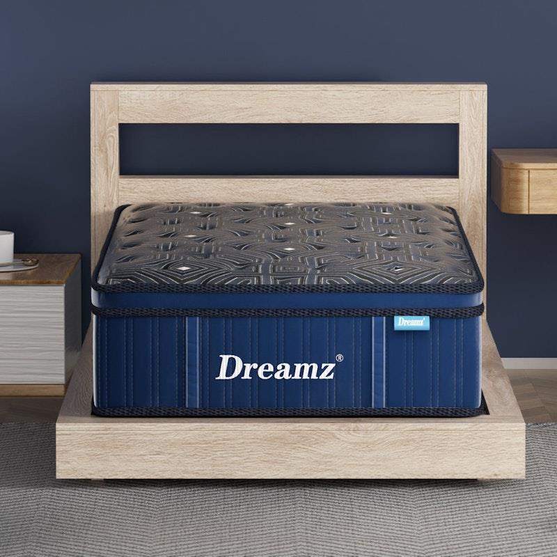 Load image into Gallery viewer, DreamZ Spring Mattress Bed Euro Top Pocket Spring Medium Firm Foam 30cm Single
