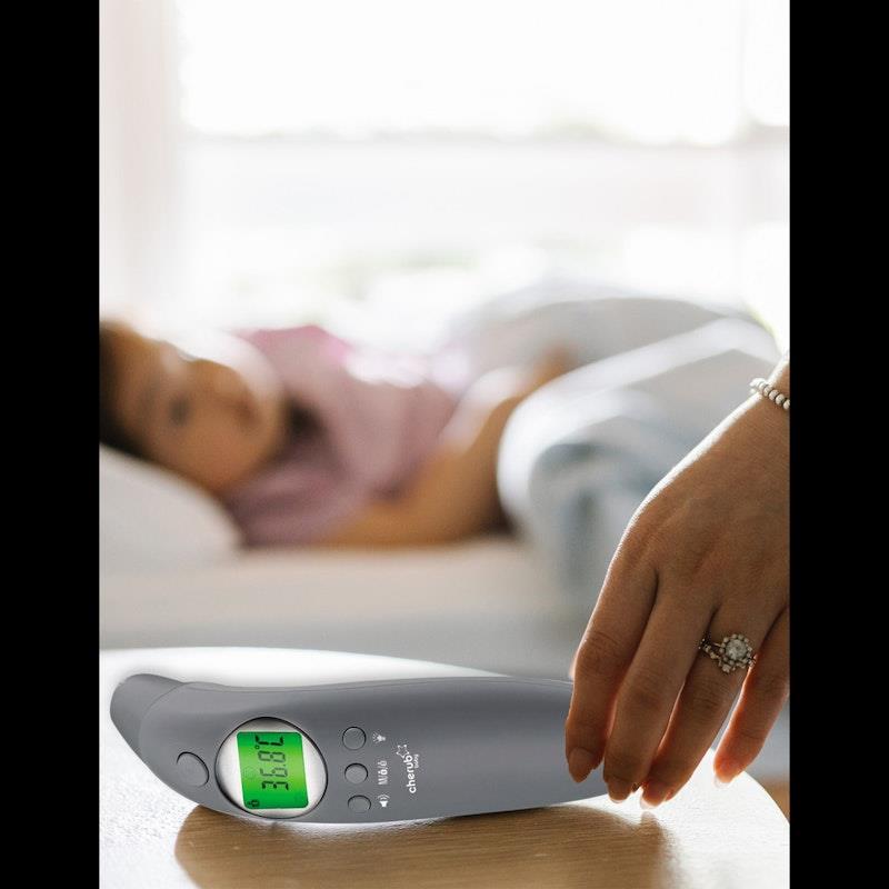 Load image into Gallery viewer, Cherub Baby 4 in 1 Infrared Digital Ear And Forehead Thermometer V2 1pk
