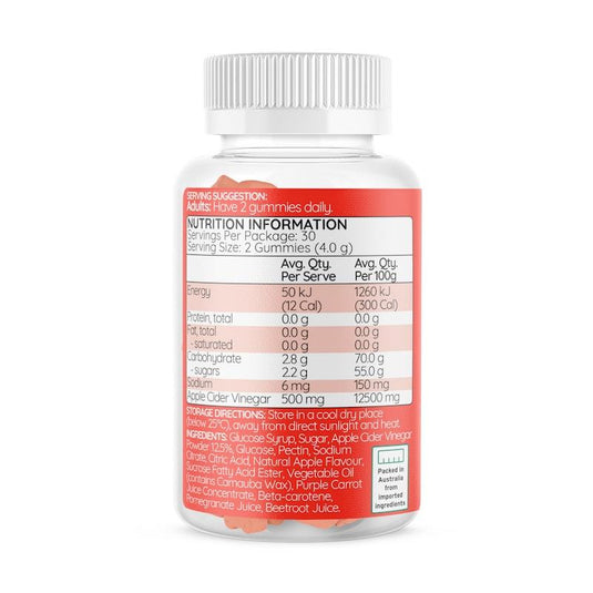 Haircarebear Apple Cider Vinegar 3x60 Gummies Pack
