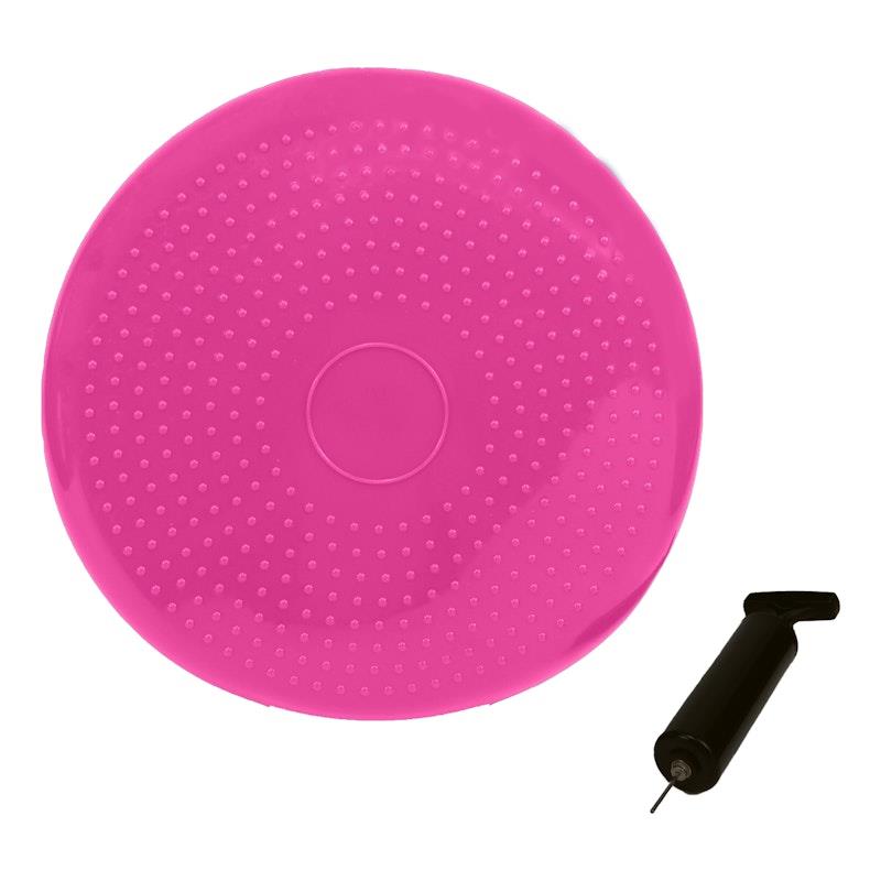 Load image into Gallery viewer, Powertrain Yoga Stability Disc Home Gym Pilates Balance Trainer Pink
