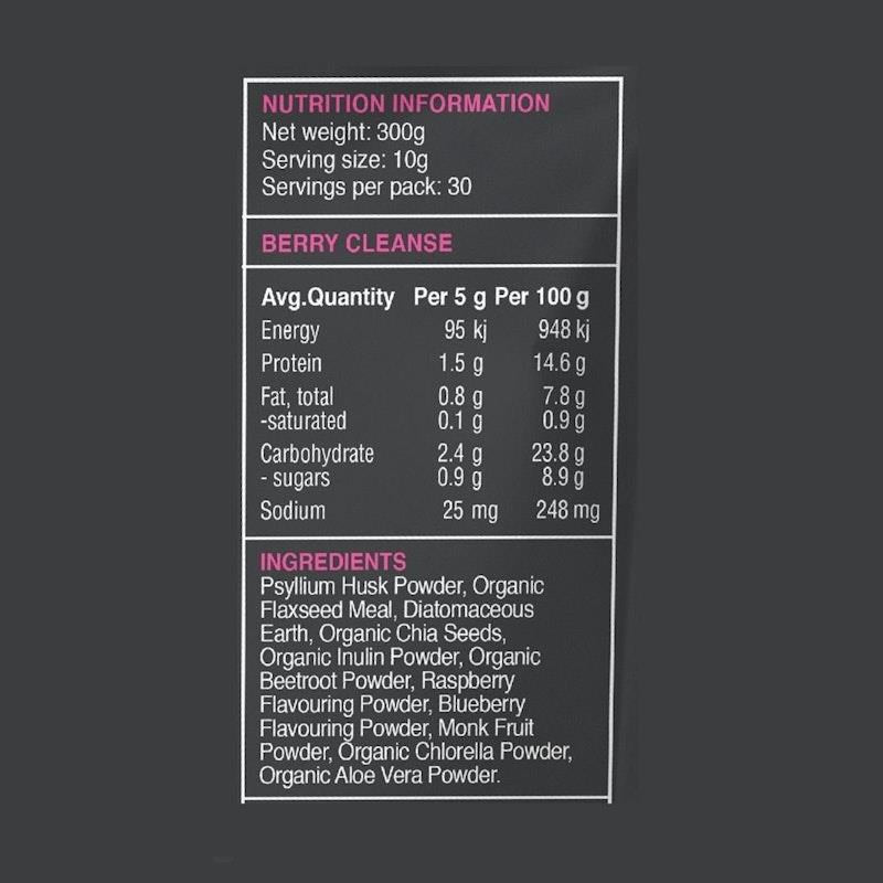 Load image into Gallery viewer, Kulture Berry Cleanse Gut &amp; Constipation 300g
