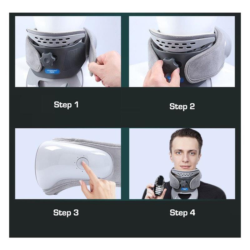 Load image into Gallery viewer, Caremax 3 in One Cervical Collar Air Bag Massage &amp; TENS &amp; Heat 1Unit
