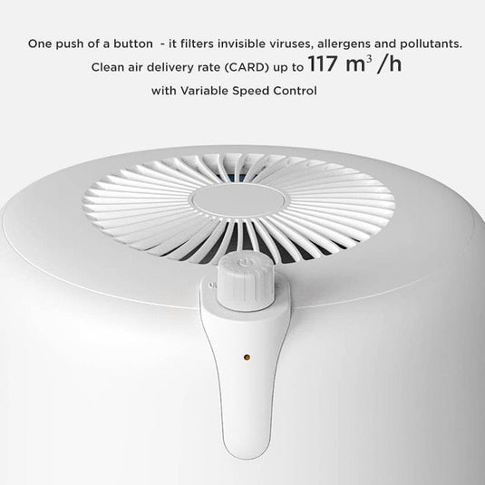 Caremax 4-in-1 Ionic 360° Air Purifier Tower with Catalyst Filter 1Unit