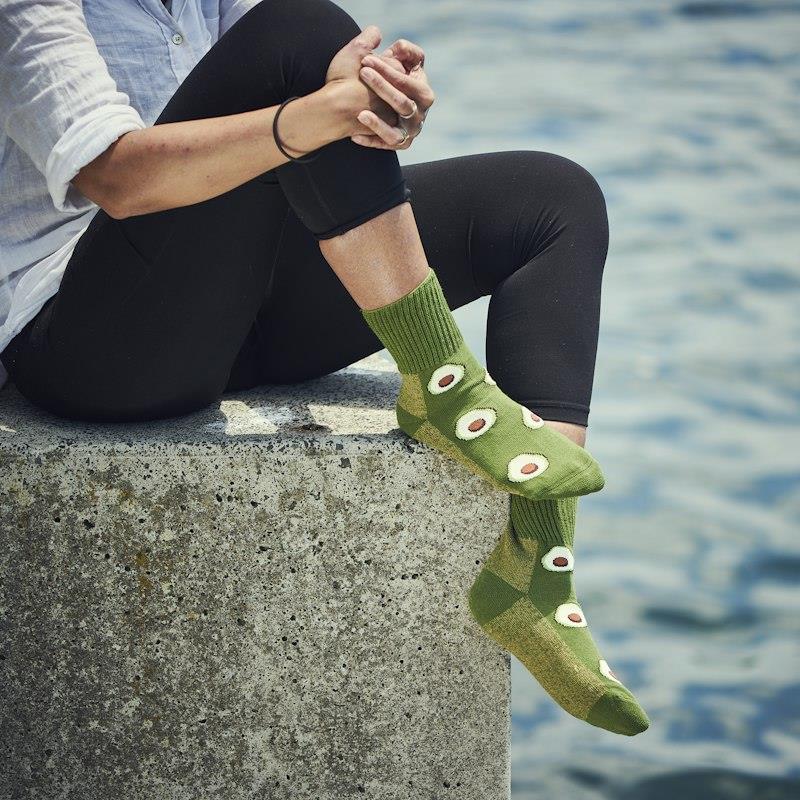 Load image into Gallery viewer, Glucology Copper based Socks | 2 Pairs Small/ Avocado
