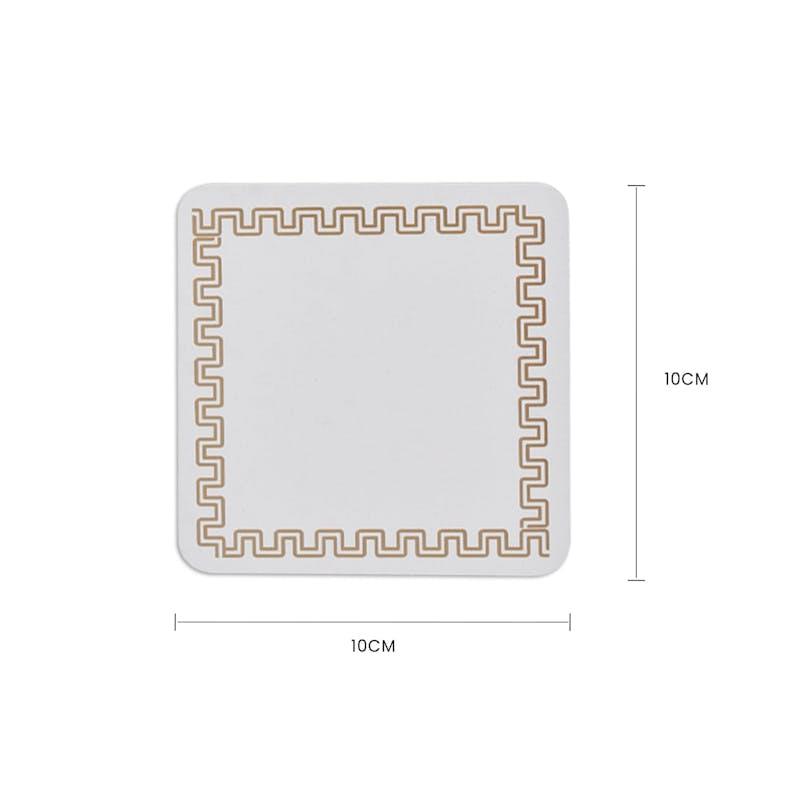Load image into Gallery viewer, Clevinger MDF Placemats and Coasters Gold Border 8 Pieces
