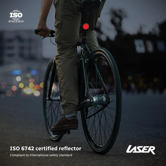 Laser Round Red Reflector Smart Tag 1 Piece