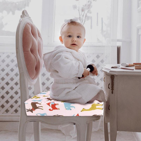 TradeRightGroup Kid Chair Cushion High Seat Pad Baby Infant Safe Booster Toddler Dinning Cushion Pink