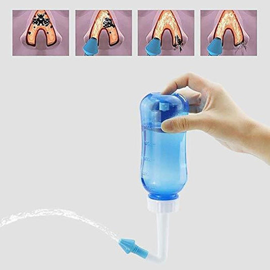 Waterpulse Sinus Rinse Neti Pot Kit with 30 Washing Salt Pack Bundle