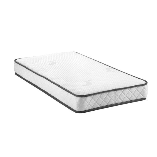 Bedra Bedding Baby Cot Mattress Reversible Toddler Bed Bonnel Spring Foam 13cm 1Piece