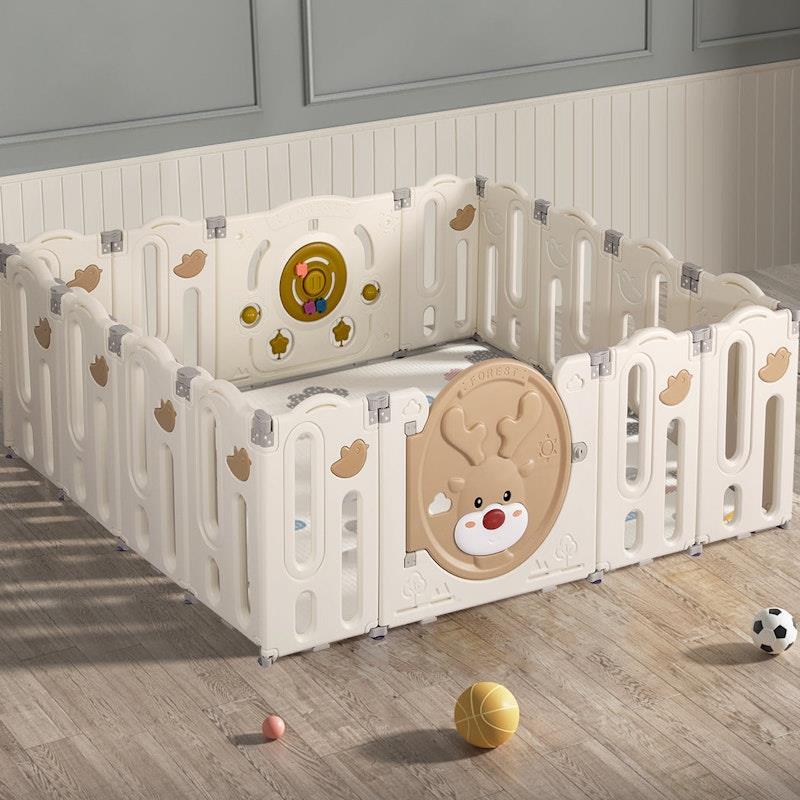 Load image into Gallery viewer, BoPeep Kids Playpen Baby Safety Gate Toddler Fence Child Play Game Toy 16 Panels
